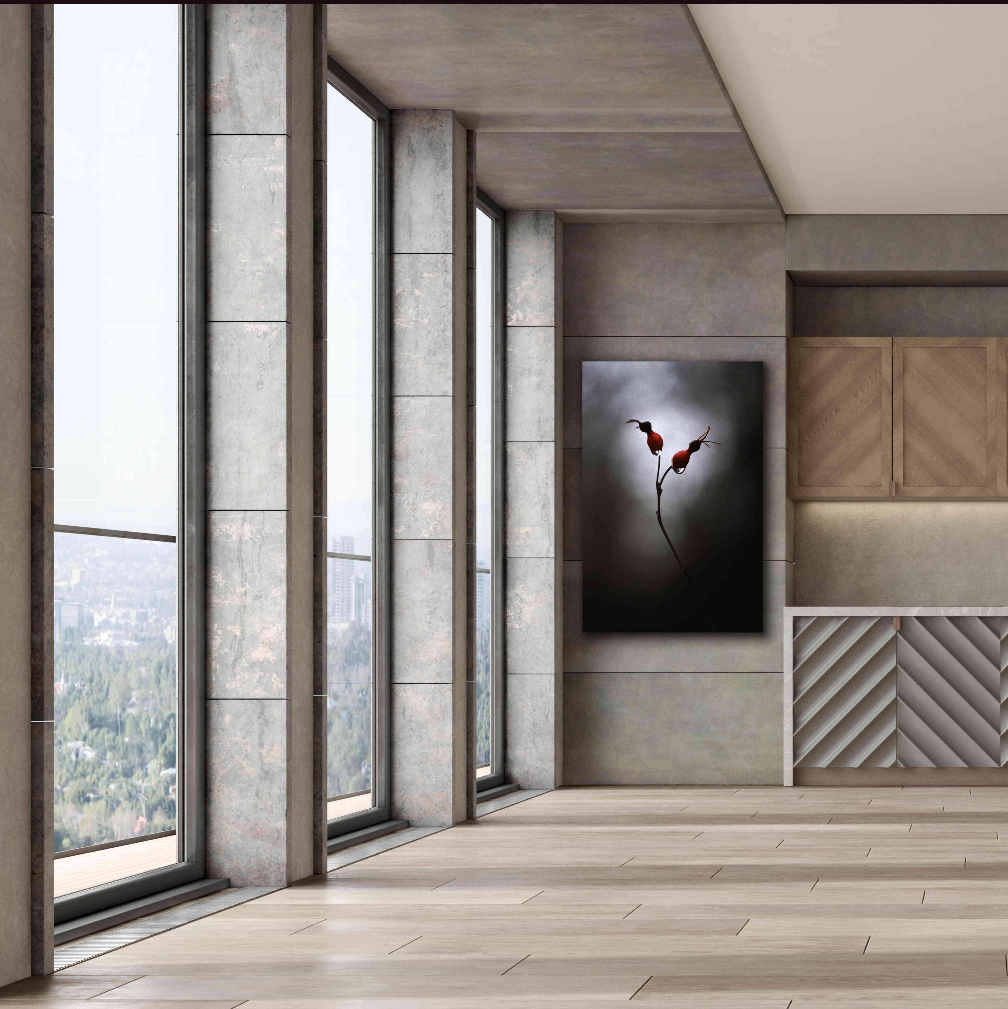 'Rose Hips' by Thomas Haney, Giclee Canvas Wall Art,40 x 60