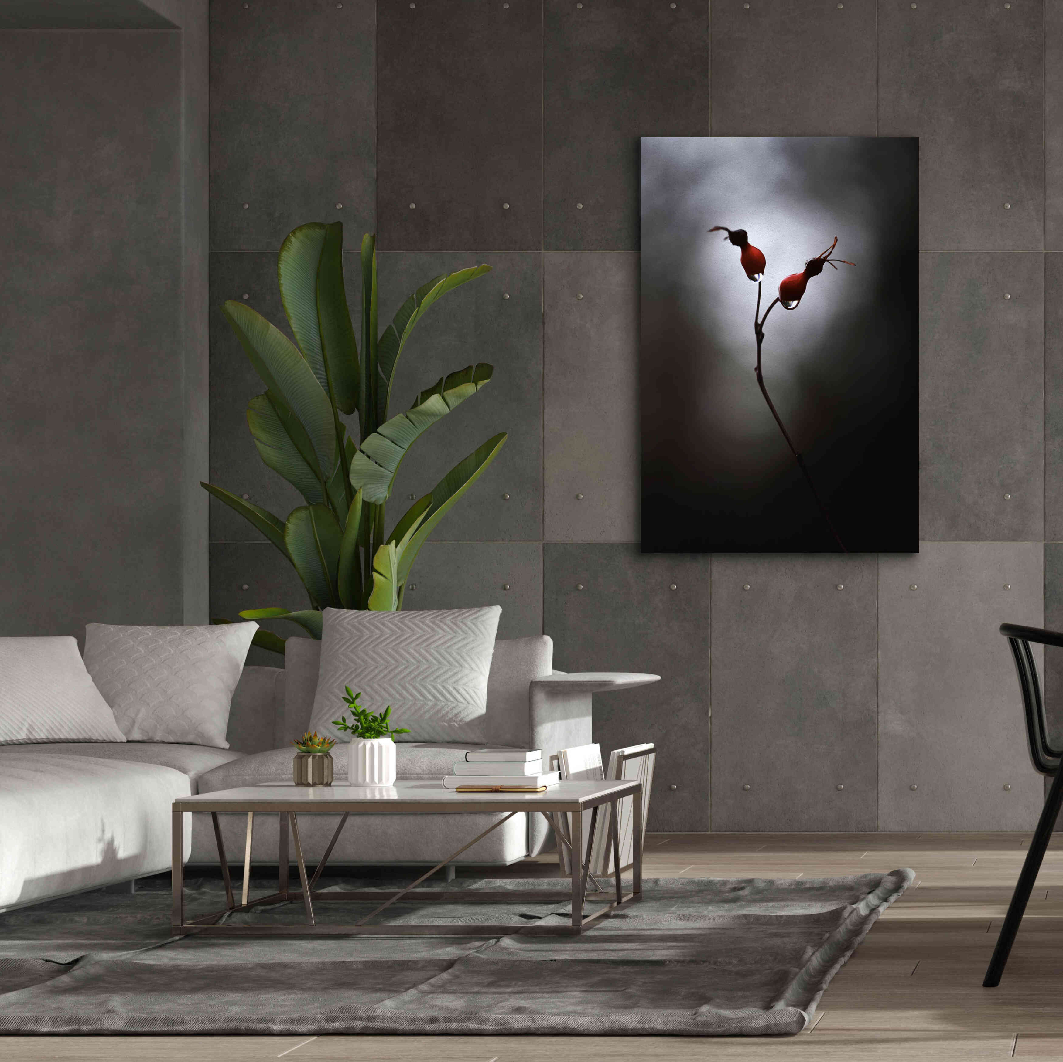 'Rose Hips' by Thomas Haney, Giclee Canvas Wall Art,40 x 60