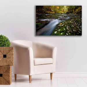 'Rushing Best' by Thomas Haney, Giclee Canvas Wall Art,40 x 26