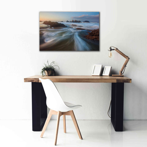 Image of 'Seal Rock Horiz Torrent' by Thomas Haney, Giclee Canvas Wall Art,40 x 26