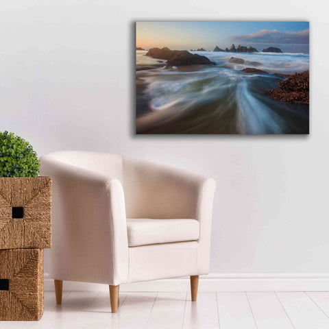 Image of 'Seal Rock Horiz Torrent' by Thomas Haney, Giclee Canvas Wall Art,40 x 26