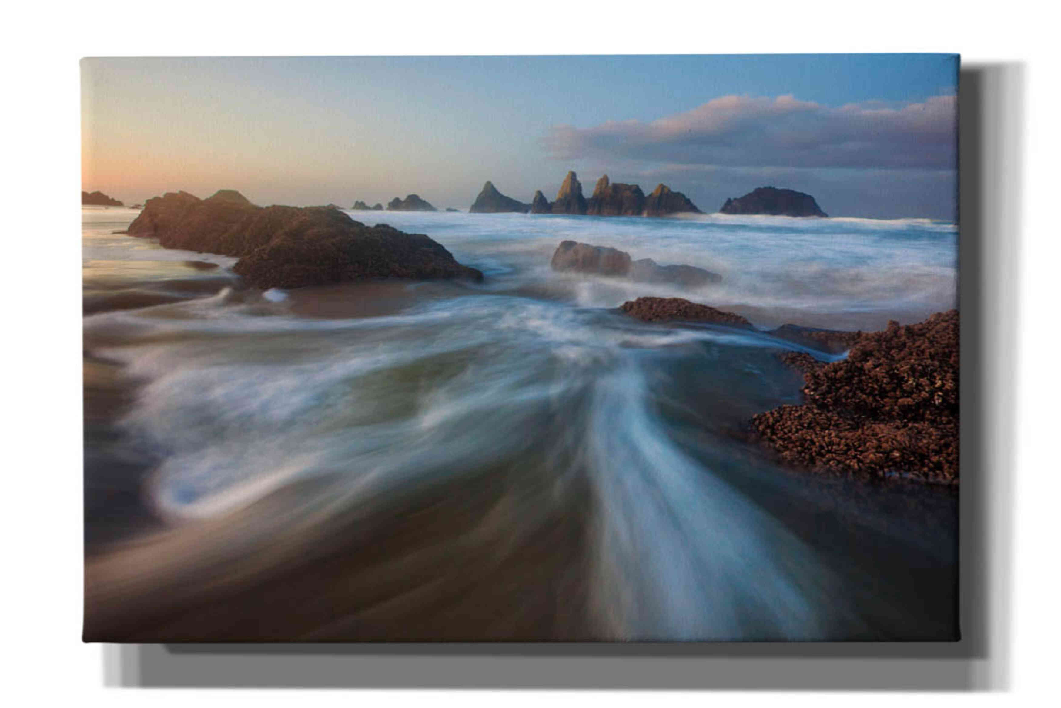 'Seal Rock Horiz Torrent' by Thomas Haney, Giclee Canvas Wall Art