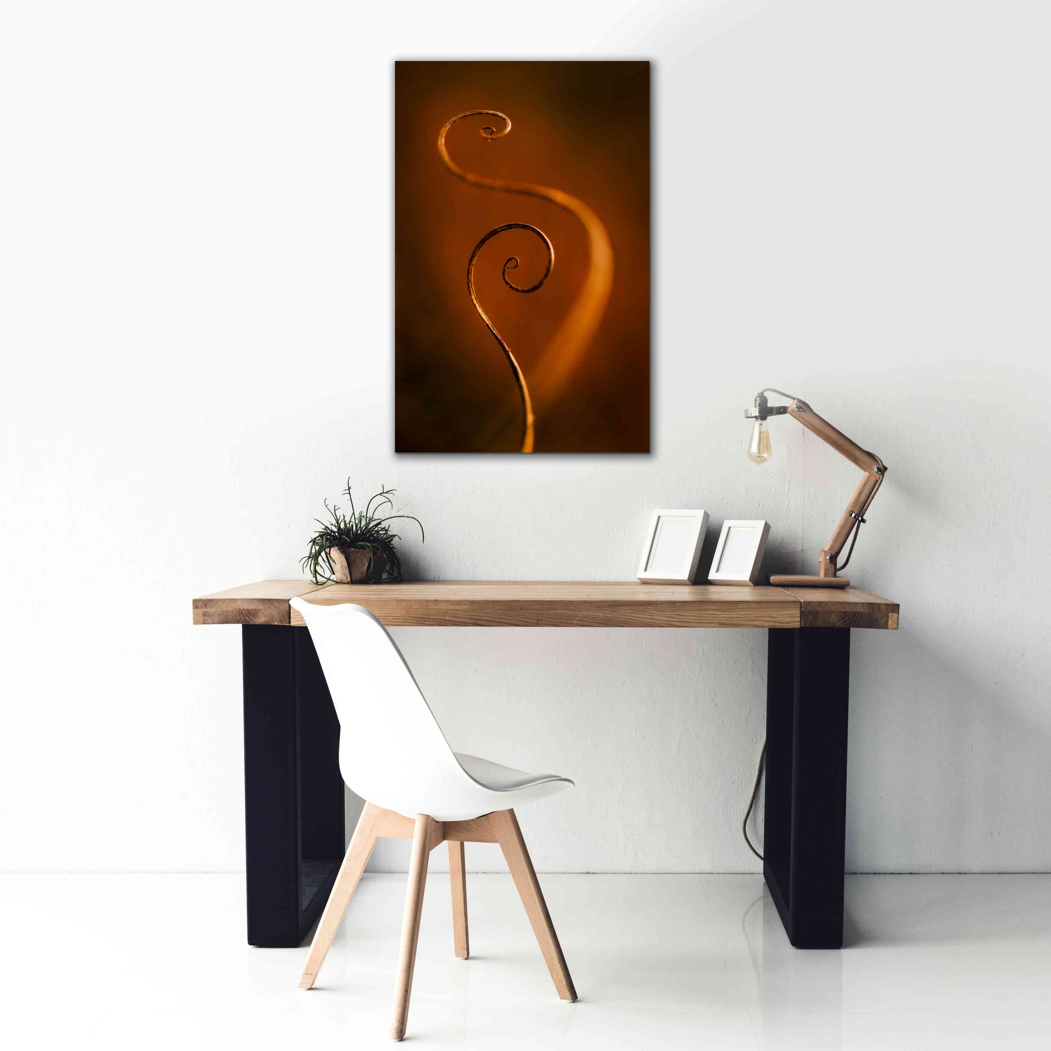 'Tendrils Red' by Thomas Haney, Giclee Canvas Wall Art,26 x 40