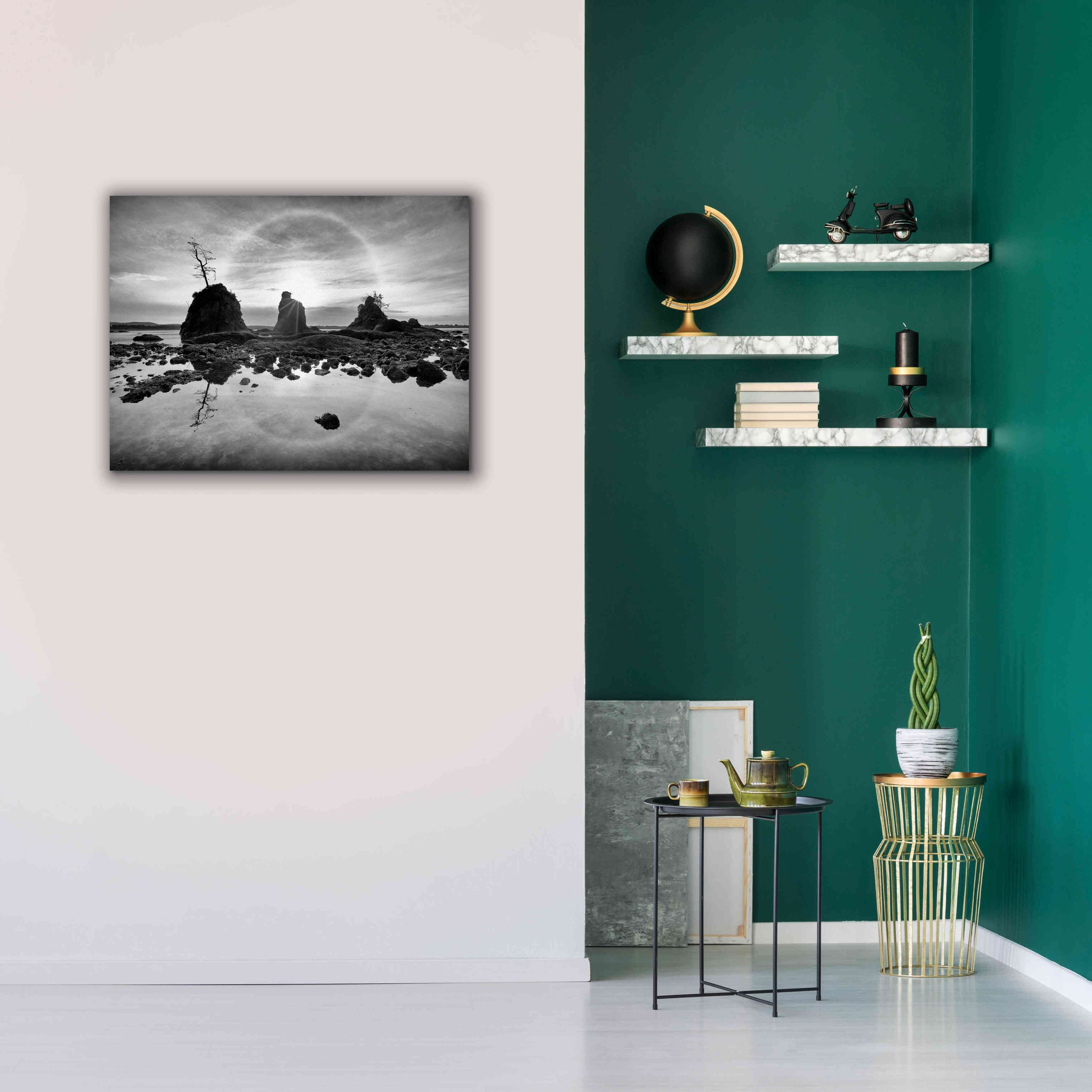 'Tree Island' by Thomas Haney, Giclee Canvas Wall Art,34 x 26