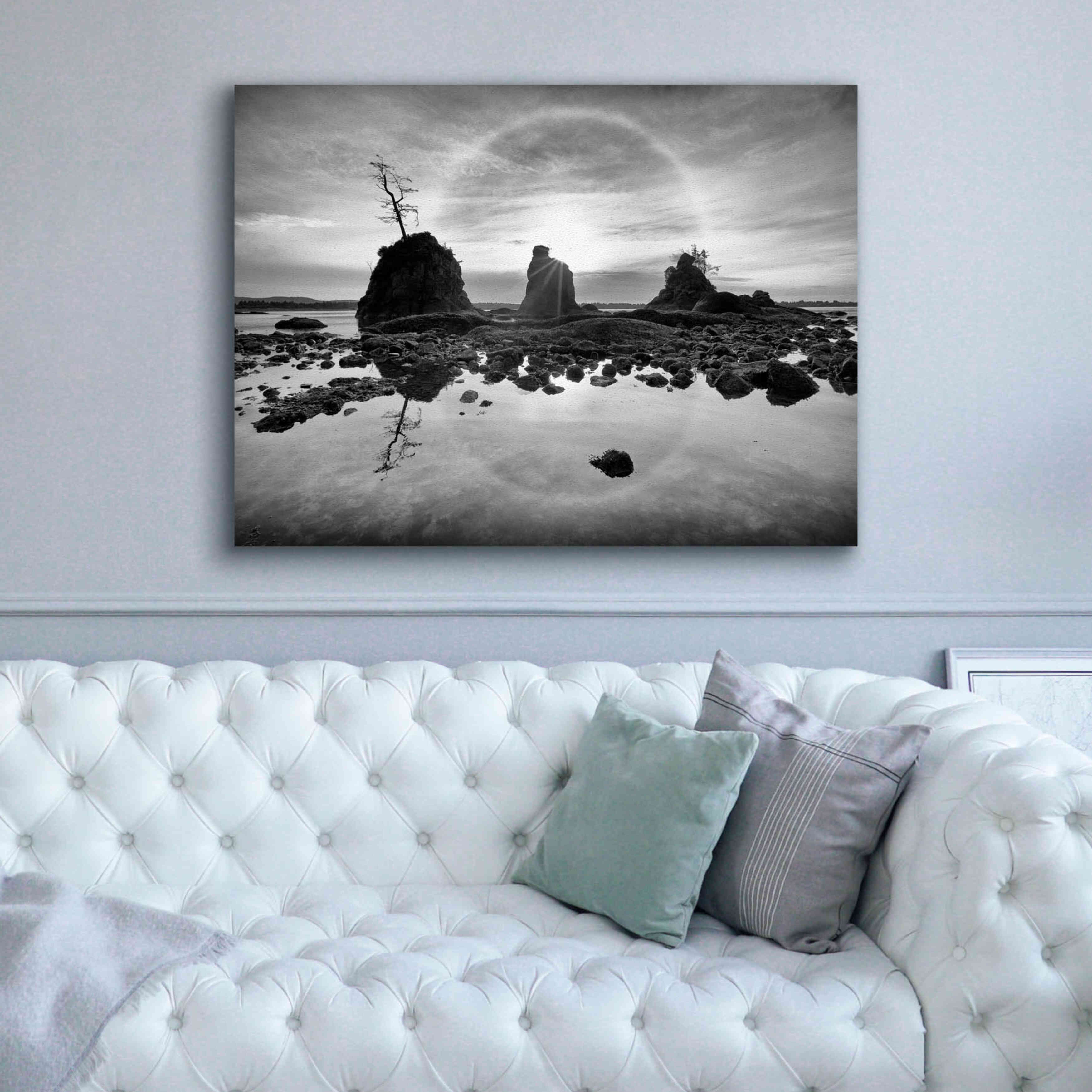 'Tree Island' by Thomas Haney, Giclee Canvas Wall Art,54 x 40