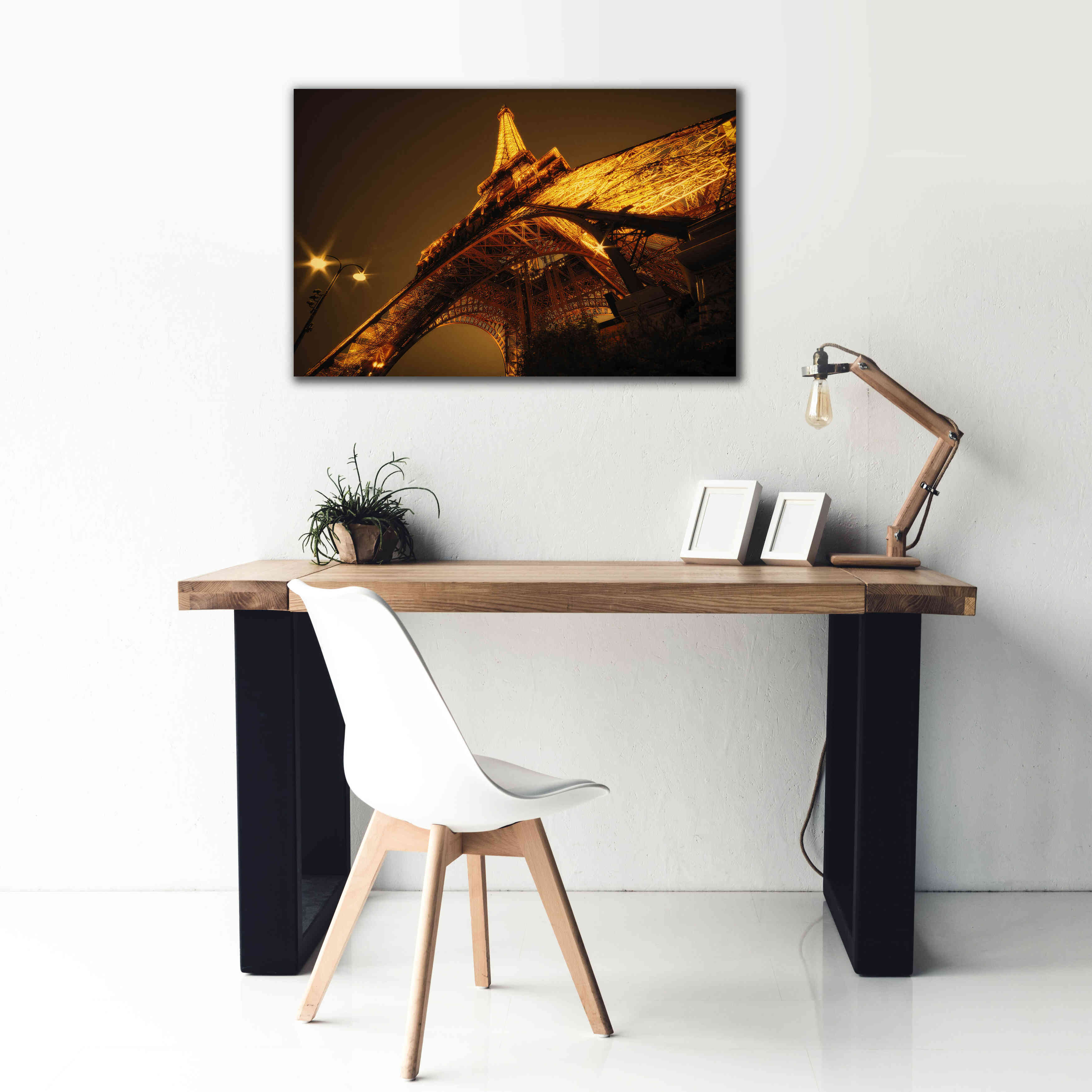 'Side Effect Eiffel' by Sebastien Lory, Giclee Canvas Wall Art,40 x 26