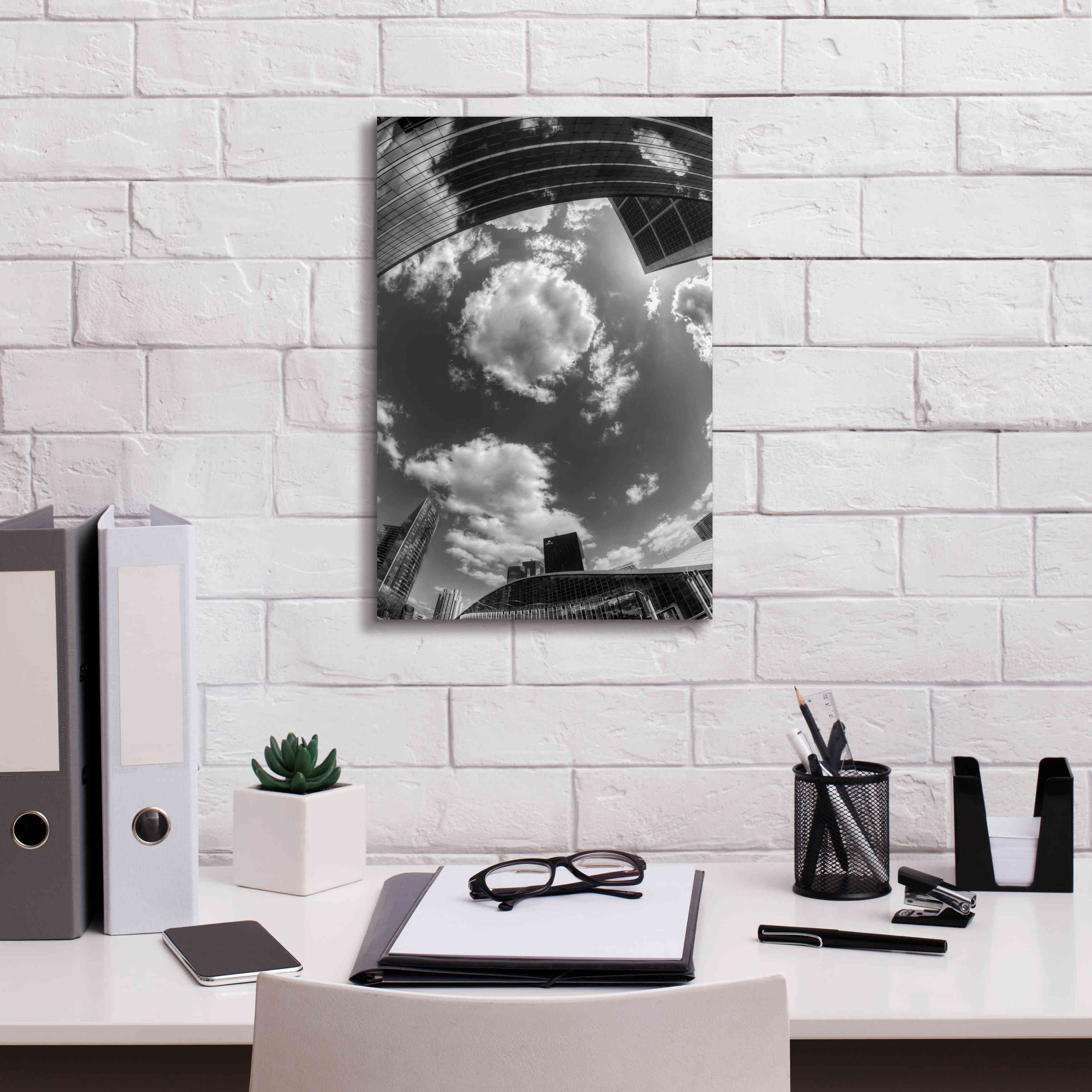 'Urban Sky II' by Sebastien Lory, Giclee Canvas Wall Art,12 x 18