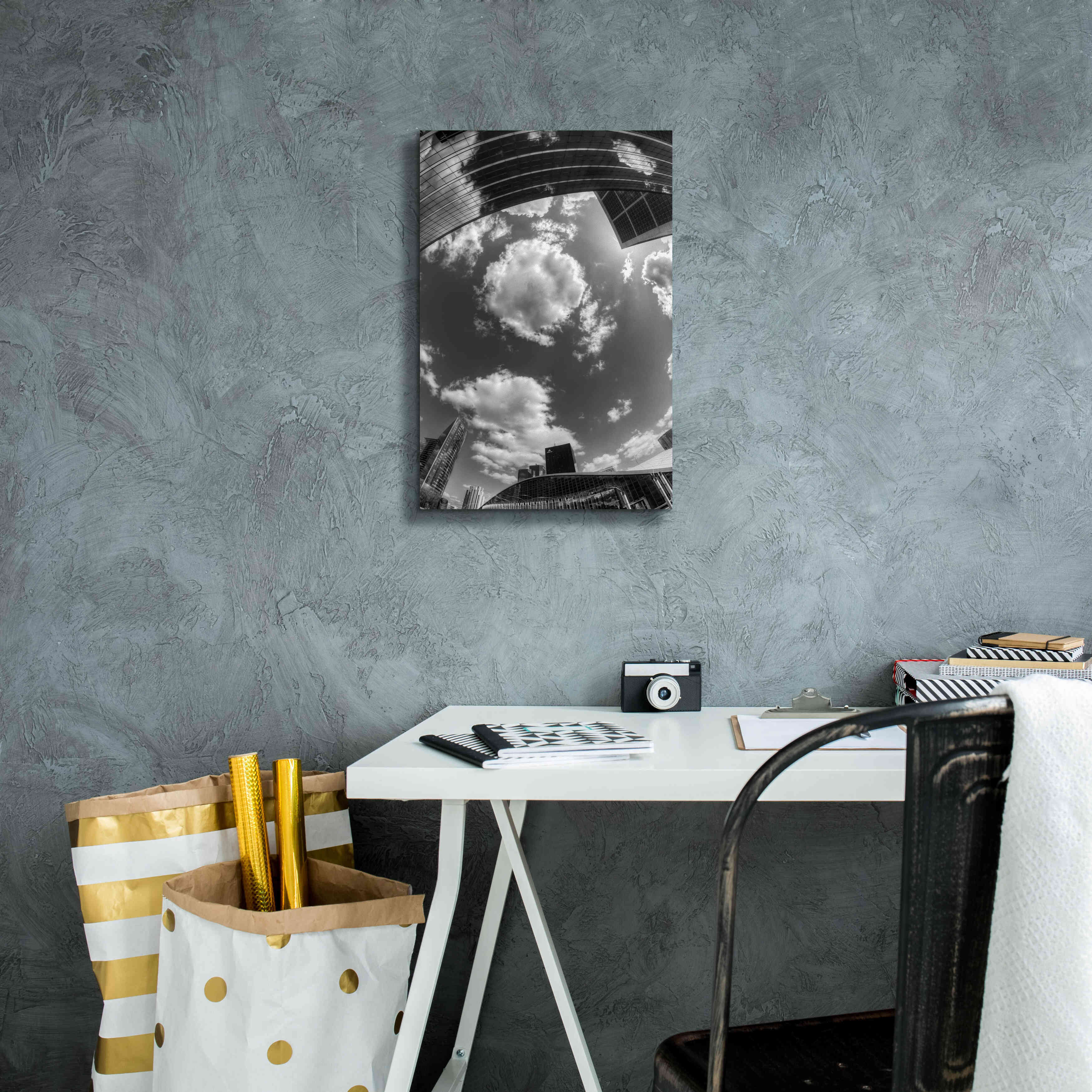 'Urban Sky II' by Sebastien Lory, Giclee Canvas Wall Art,12 x 18