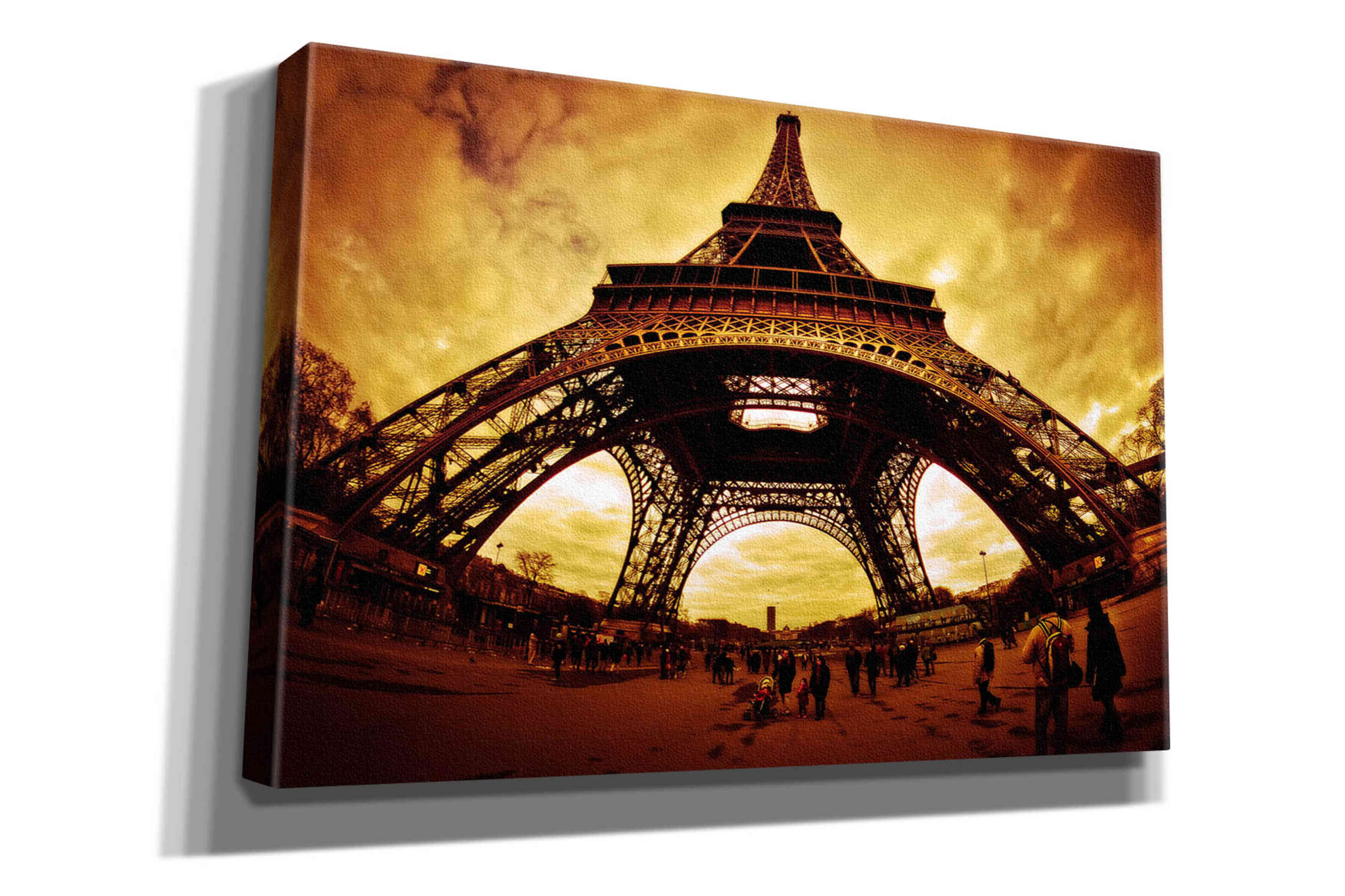'Eiffel Apocalypse Color' by Sebastien Lory, Giclee Canvas Wall Art