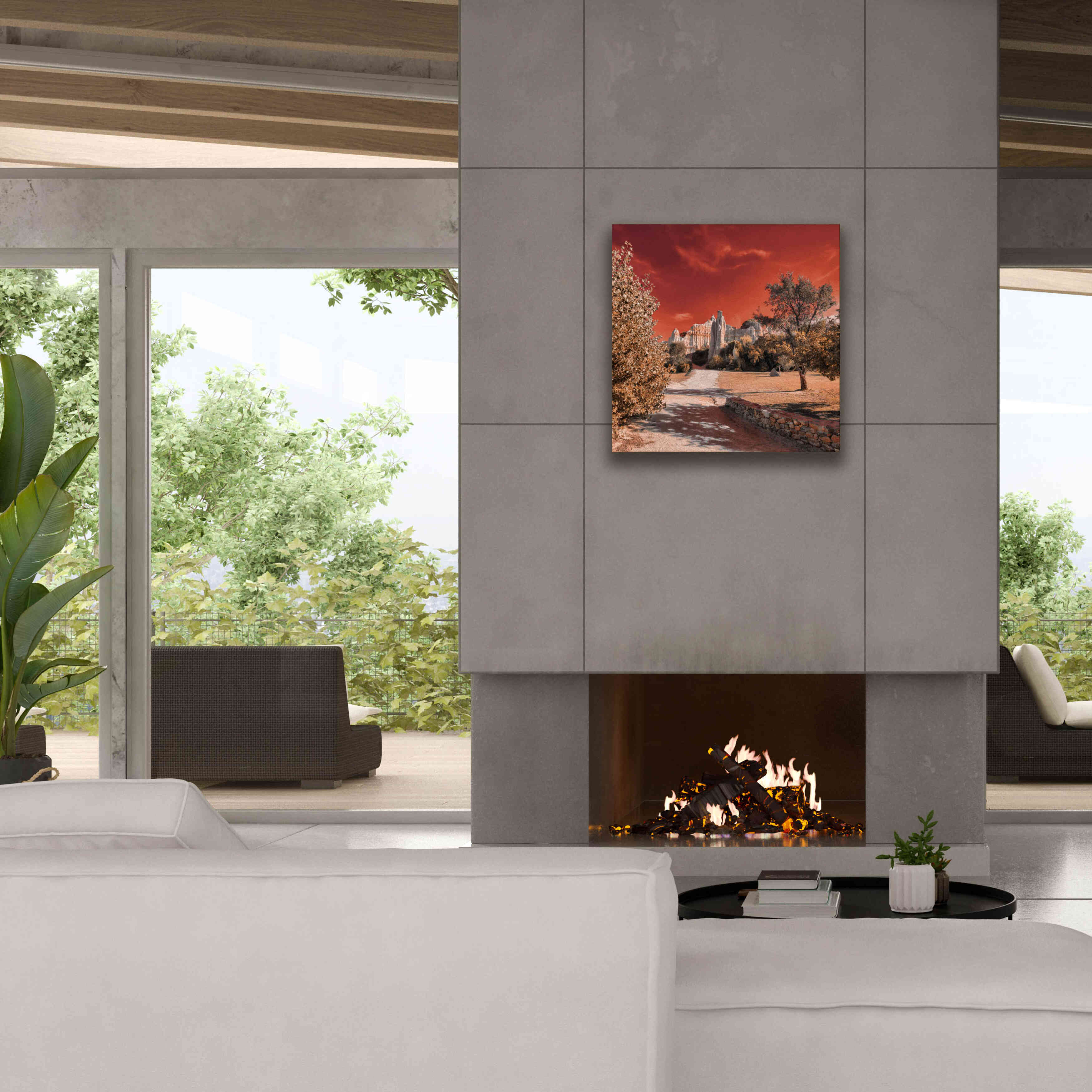 'IRadiation' by Sebastien Lory, Giclee Canvas Wall Art,26 x 26