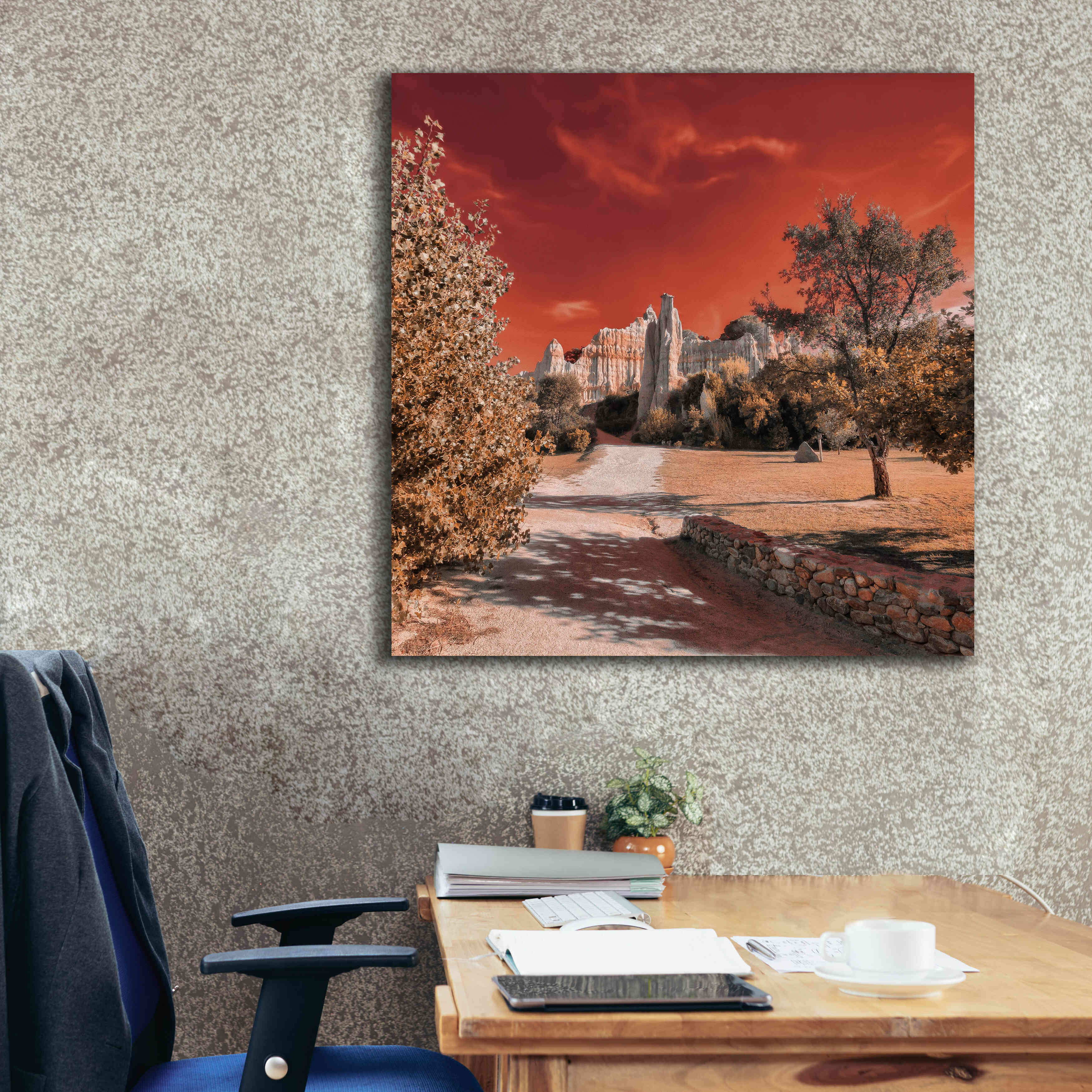 'IRadiation' by Sebastien Lory, Giclee Canvas Wall Art,37 x 37