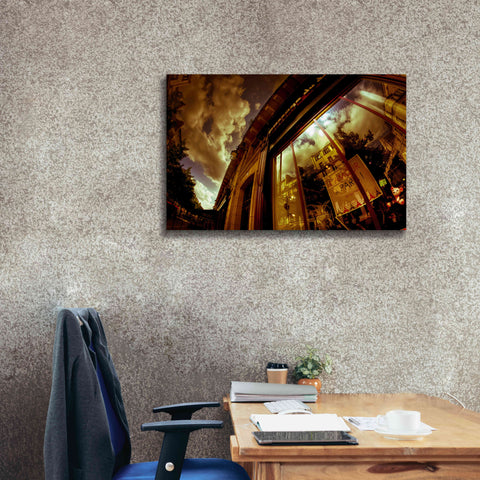 Image of 'Love In Paris' by Sebastien Lory, Giclee Canvas Wall Art,40 x 26