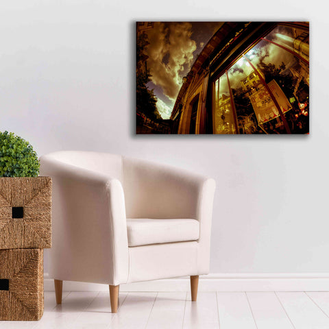 Image of 'Love In Paris' by Sebastien Lory, Giclee Canvas Wall Art,40 x 26