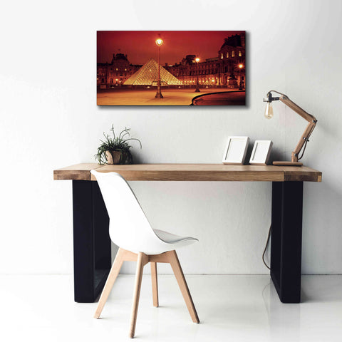 Image of 'Louvre' by Sebastien Lory, Giclee Canvas Wall Art,40 x 20