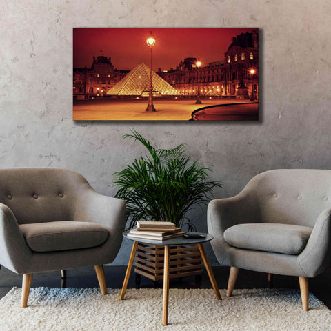 Image of 'Louvre' by Sebastien Lory, Giclee Canvas Wall Art,60 x 30