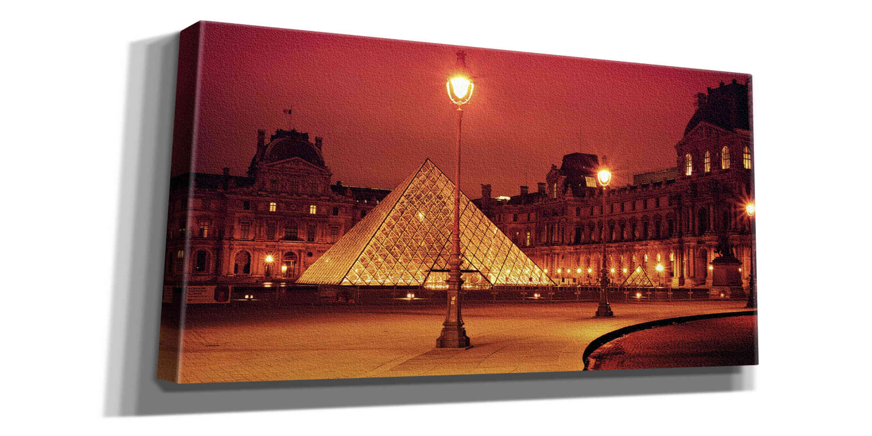 'Louvre' by Sebastien Lory, Giclee Canvas Wall Art