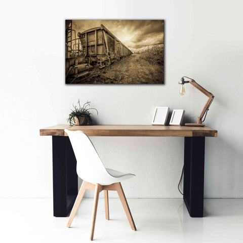 Image of 'Lost Train' by Sebastien Lory, Giclee Canvas Wall Art,40 x 26
