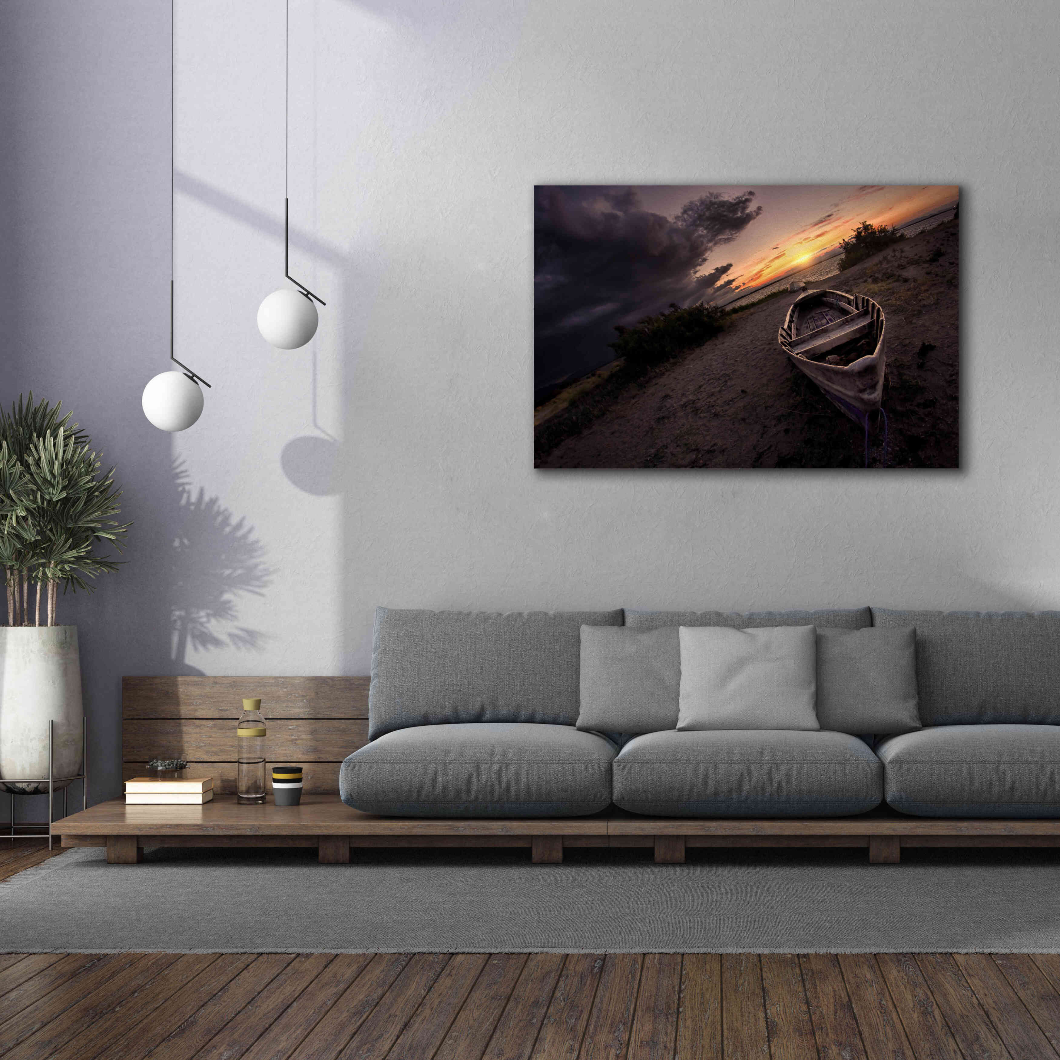 'Lonely' by Sebastien Lory, Giclee Canvas Wall Art,60 x 40