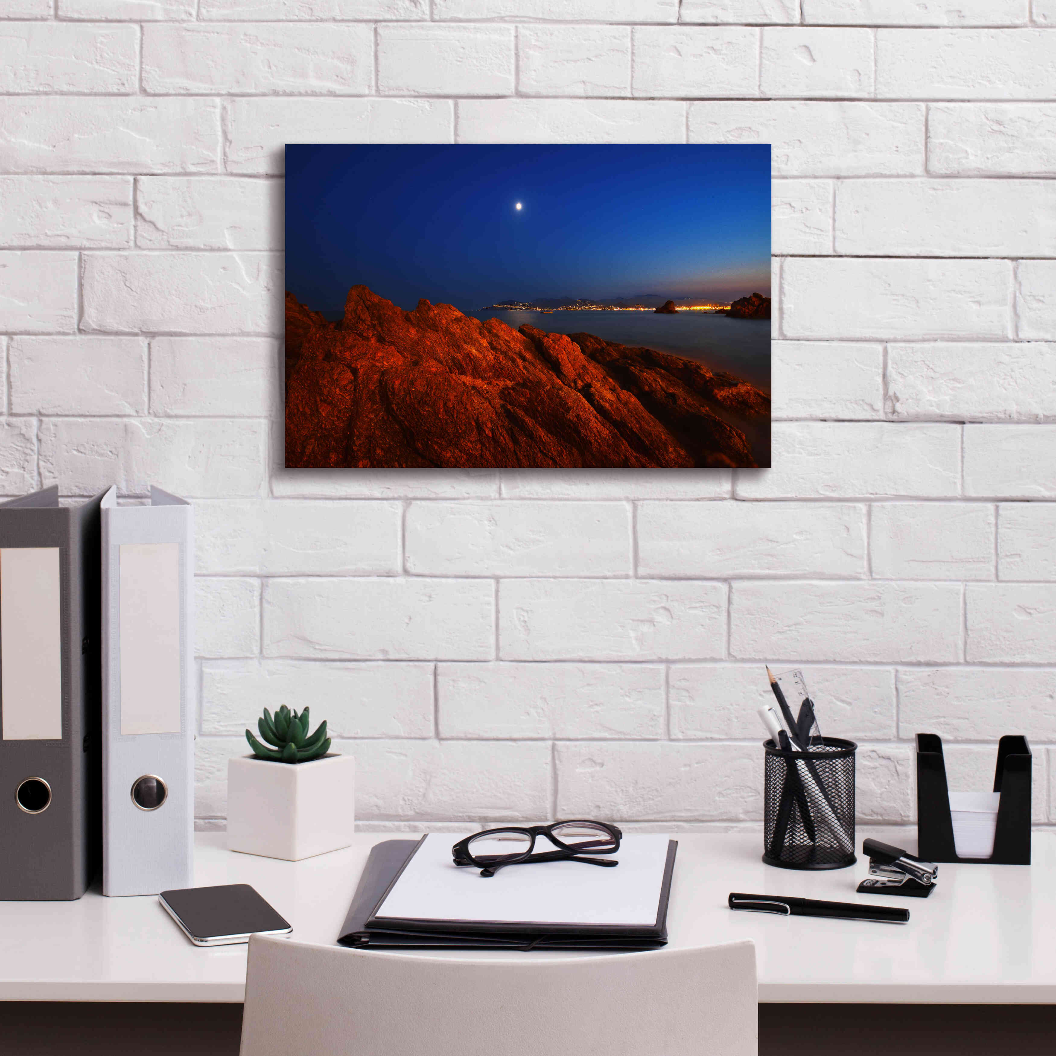 'La Bocca' by Sebastien Lory, Giclee Canvas Wall Art,18 x 12