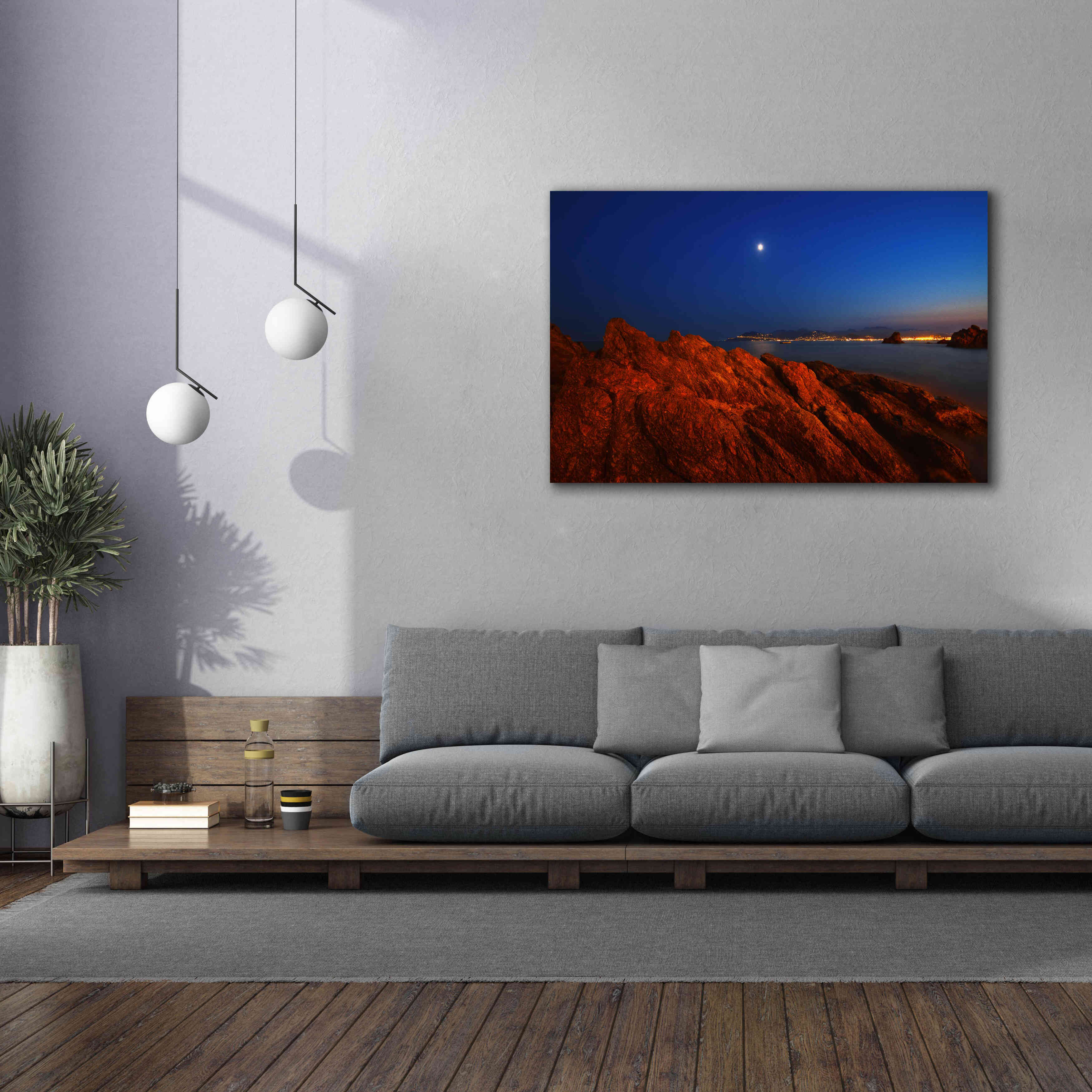 'La Bocca' by Sebastien Lory, Giclee Canvas Wall Art,60 x 40