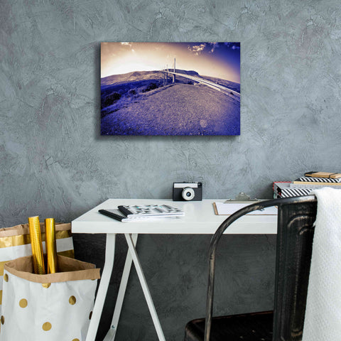 Image of 'Lunar Viaduct' by Sebastien Lory, Giclee Canvas Wall Art,18 x 12