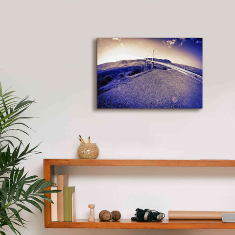 Image of 'Lunar Viaduct' by Sebastien Lory, Giclee Canvas Wall Art,18 x 12