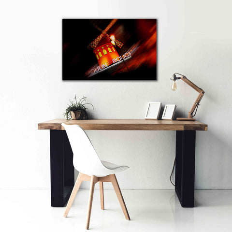 Image of 'Moulin Rouge' by Sebastien Lory, Giclee Canvas Wall Art,40 x 26