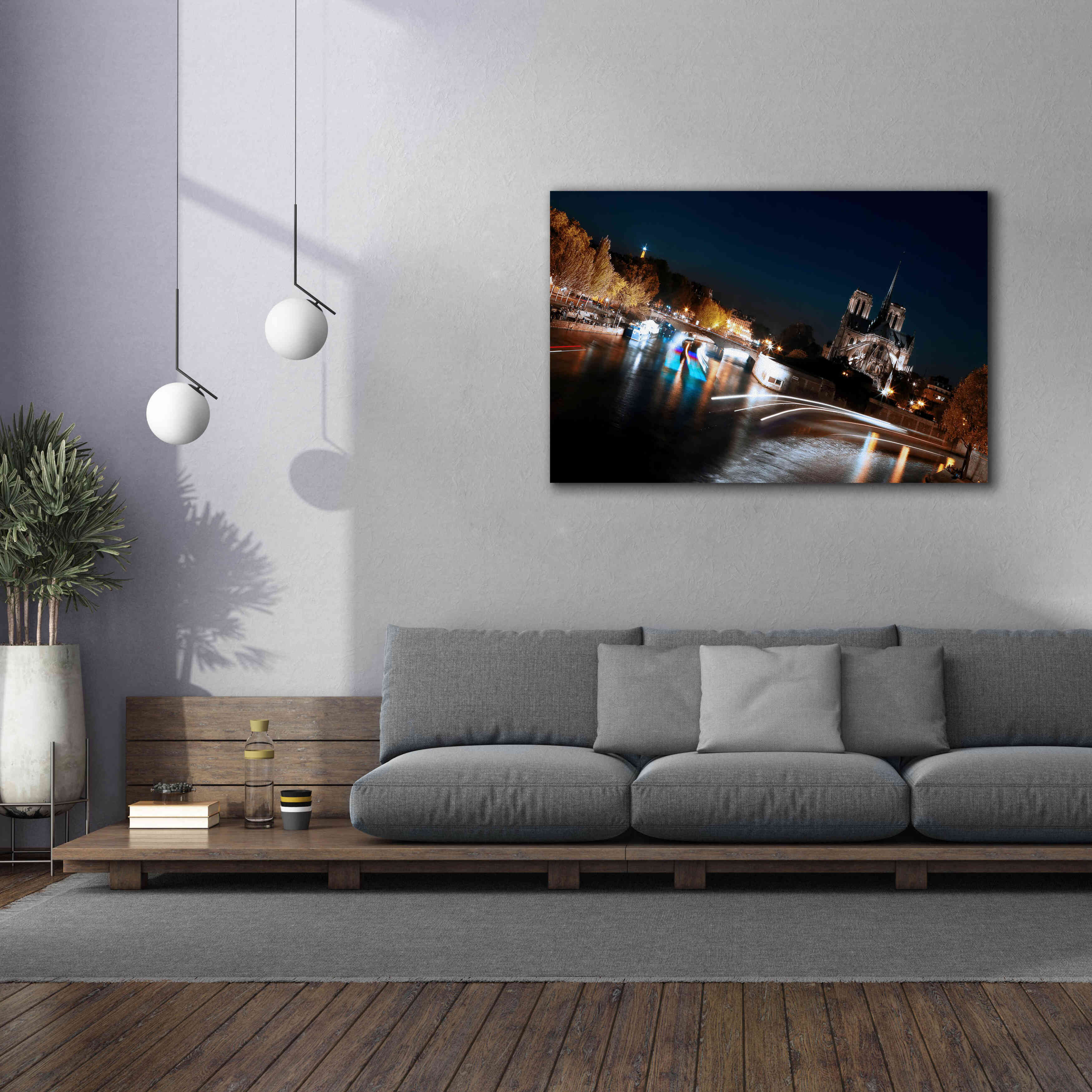 'Parisian Lights' by Sebastien Lory, Giclee Canvas Wall Art,60 x 40