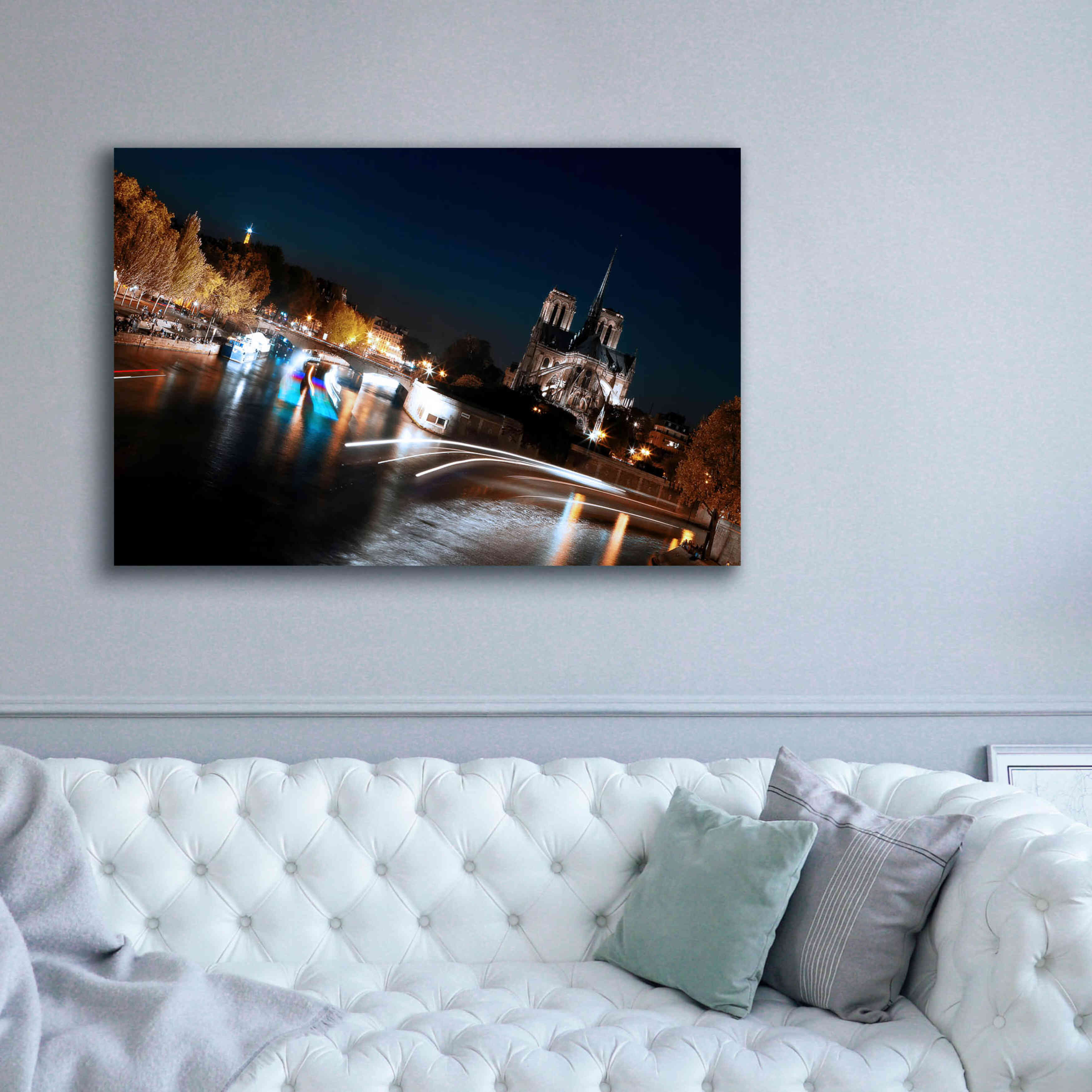 'Parisian Lights' by Sebastien Lory, Giclee Canvas Wall Art,60 x 40