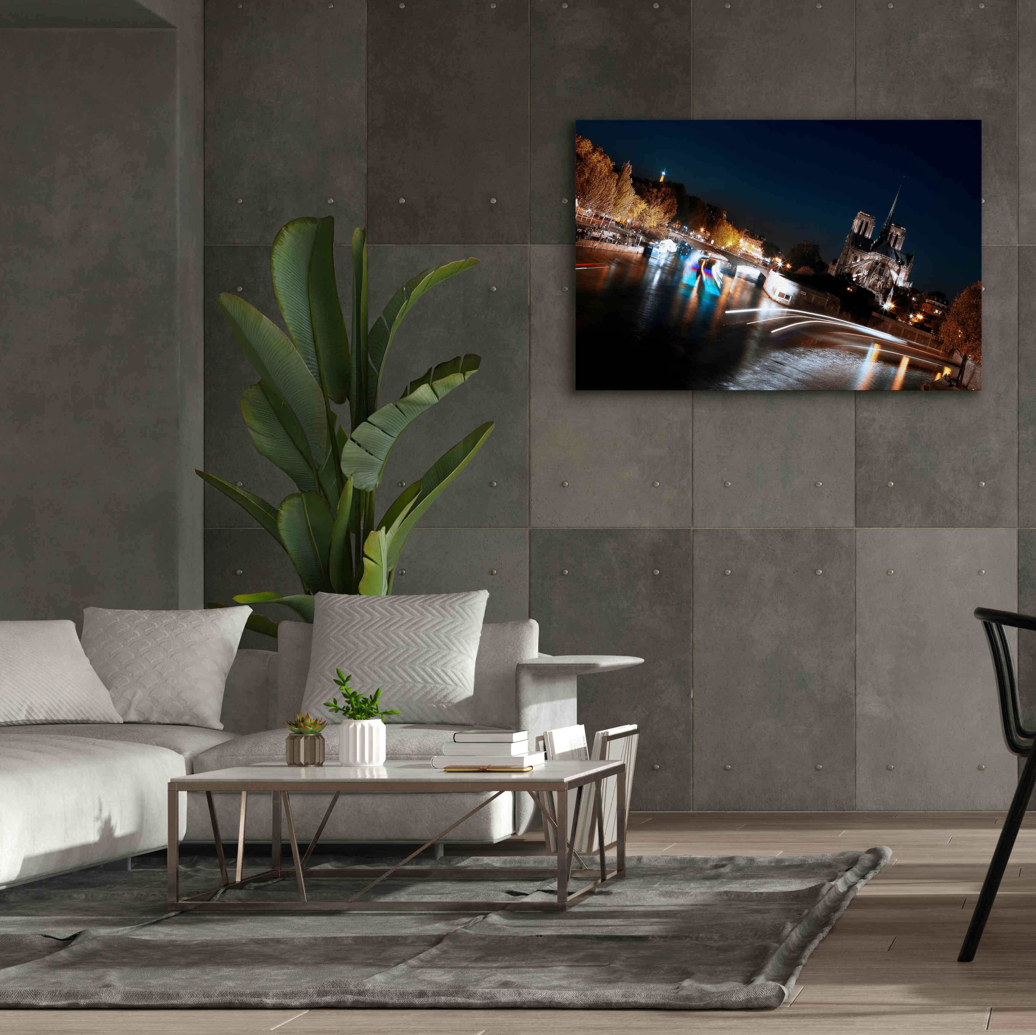 'Parisian Lights' by Sebastien Lory, Giclee Canvas Wall Art,60 x 40