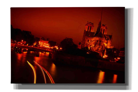 Image of 'Red Night' by Sebastien Lory, Giclee Canvas Wall Art