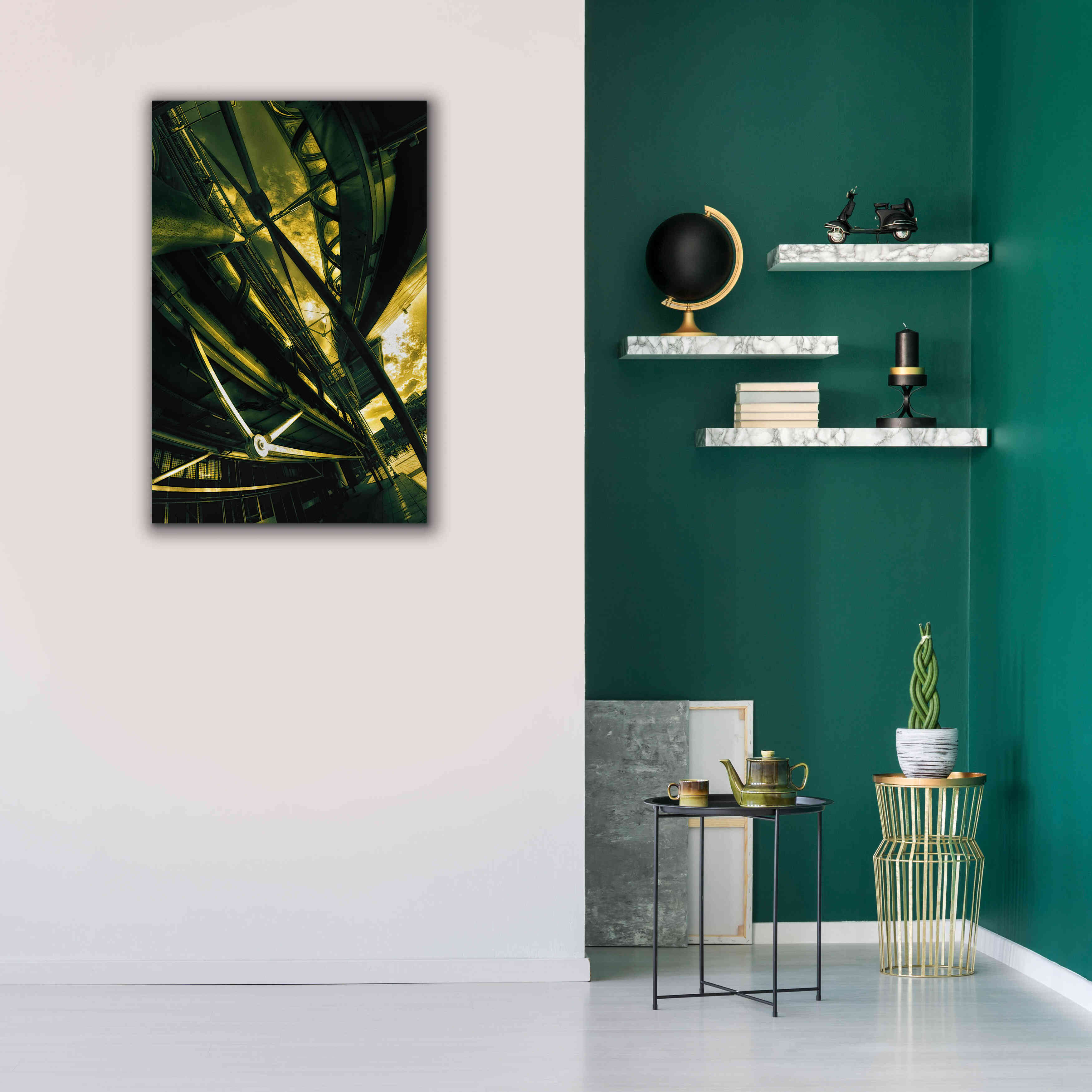 'Beaubourg' by Sebastien Lory, Giclee Canvas Wall Art,26 x 40