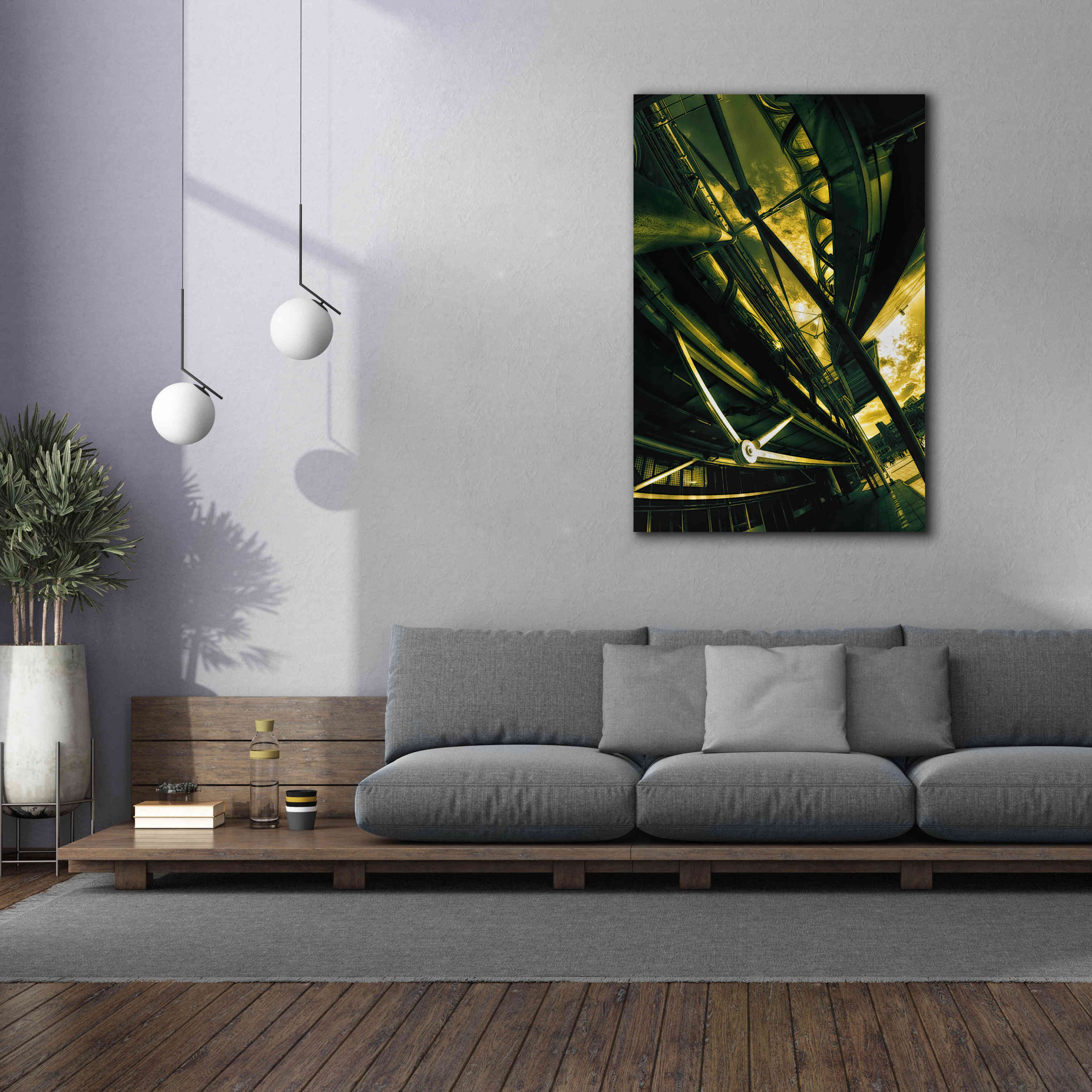 'Beaubourg' by Sebastien Lory, Giclee Canvas Wall Art,40 x 60