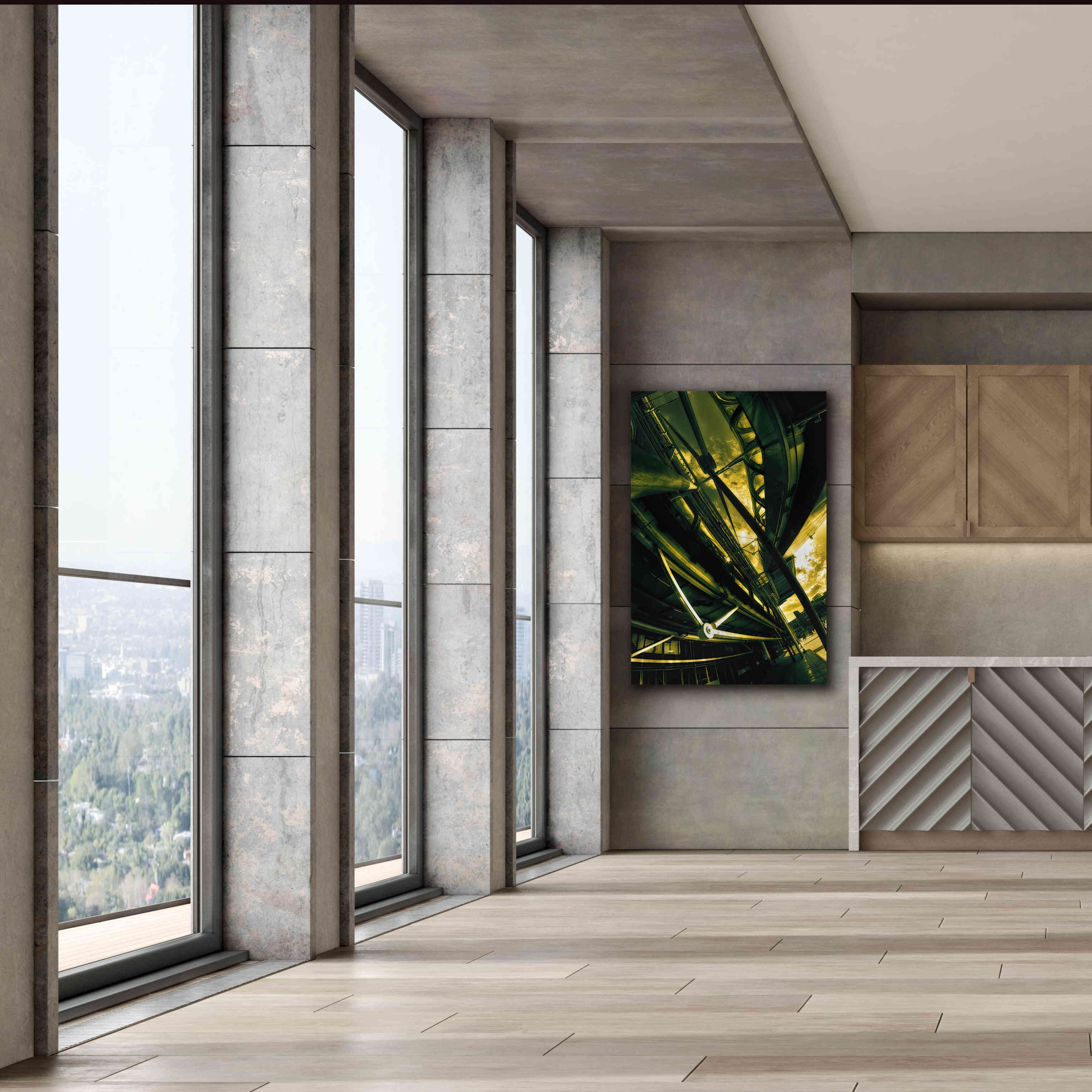 'Beaubourg' by Sebastien Lory, Giclee Canvas Wall Art,40 x 60