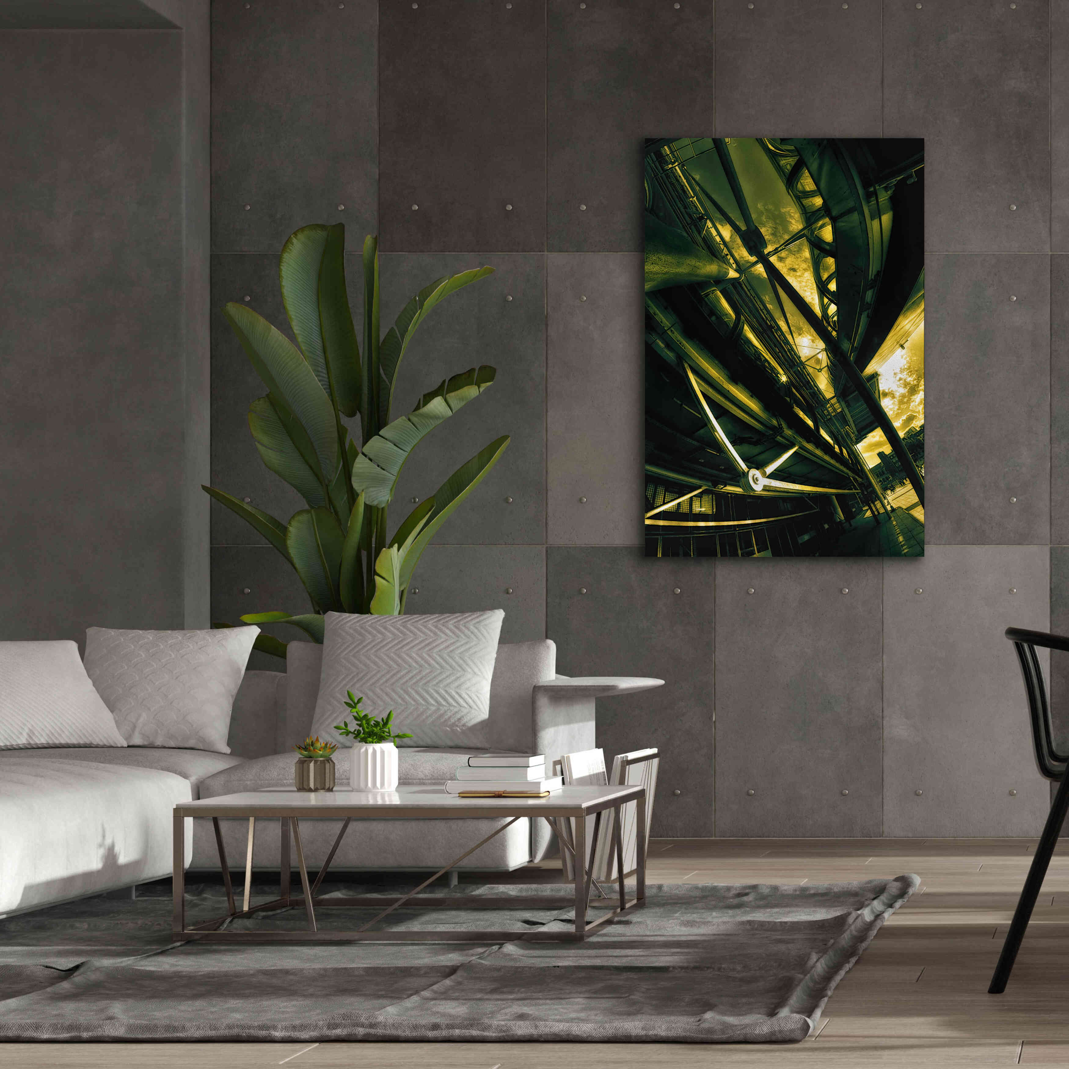 'Beaubourg' by Sebastien Lory, Giclee Canvas Wall Art,40 x 60