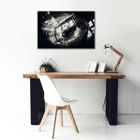 Image of 'Sanat stairs' by Sebastien Lory, Giclee Canvas Wall Art,40 x 26