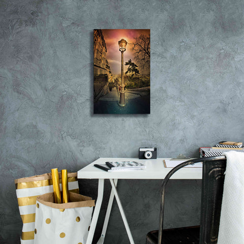 Image of 'Reverbere' by Sebastien Lory, Giclee Canvas Wall Art,12 x 18