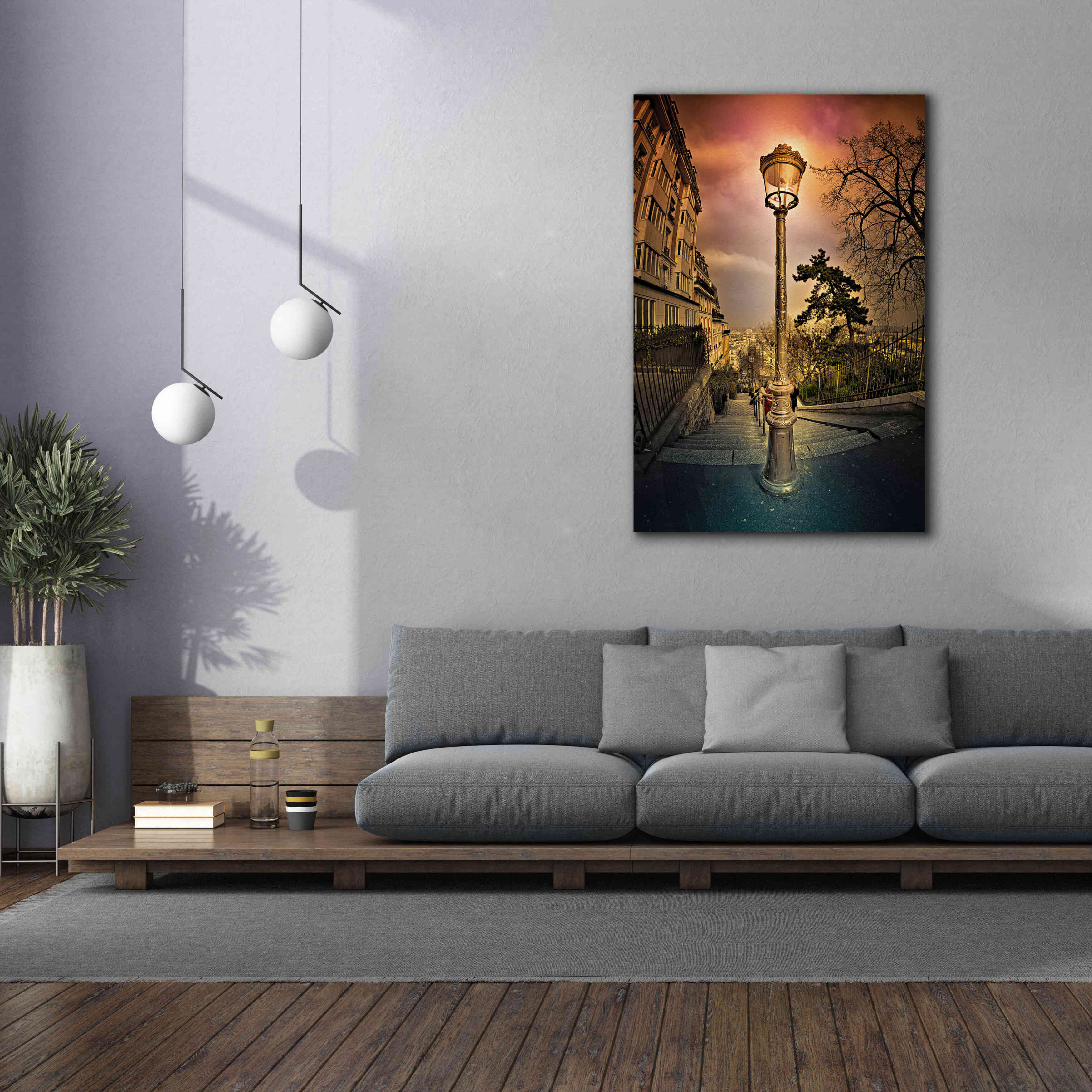 'Reverbere' by Sebastien Lory, Giclee Canvas Wall Art,40 x 60