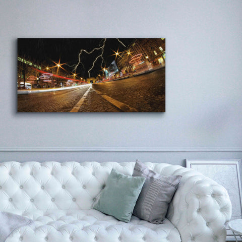 Image of 'Elysee storm' by Sebastien Lory, Giclee Canvas Wall Art,60 x 30