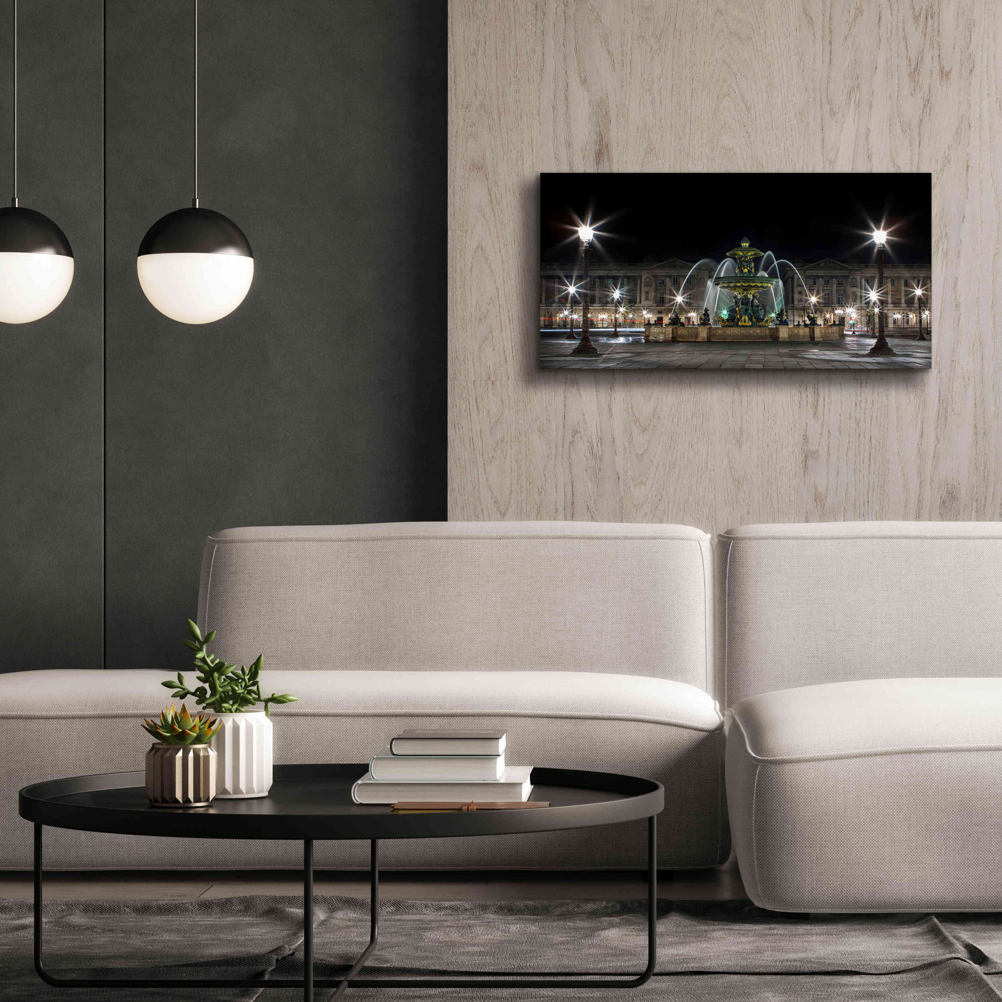 'Concorde' by Sebastien Lory, Giclee Canvas Wall Art,40 x 20