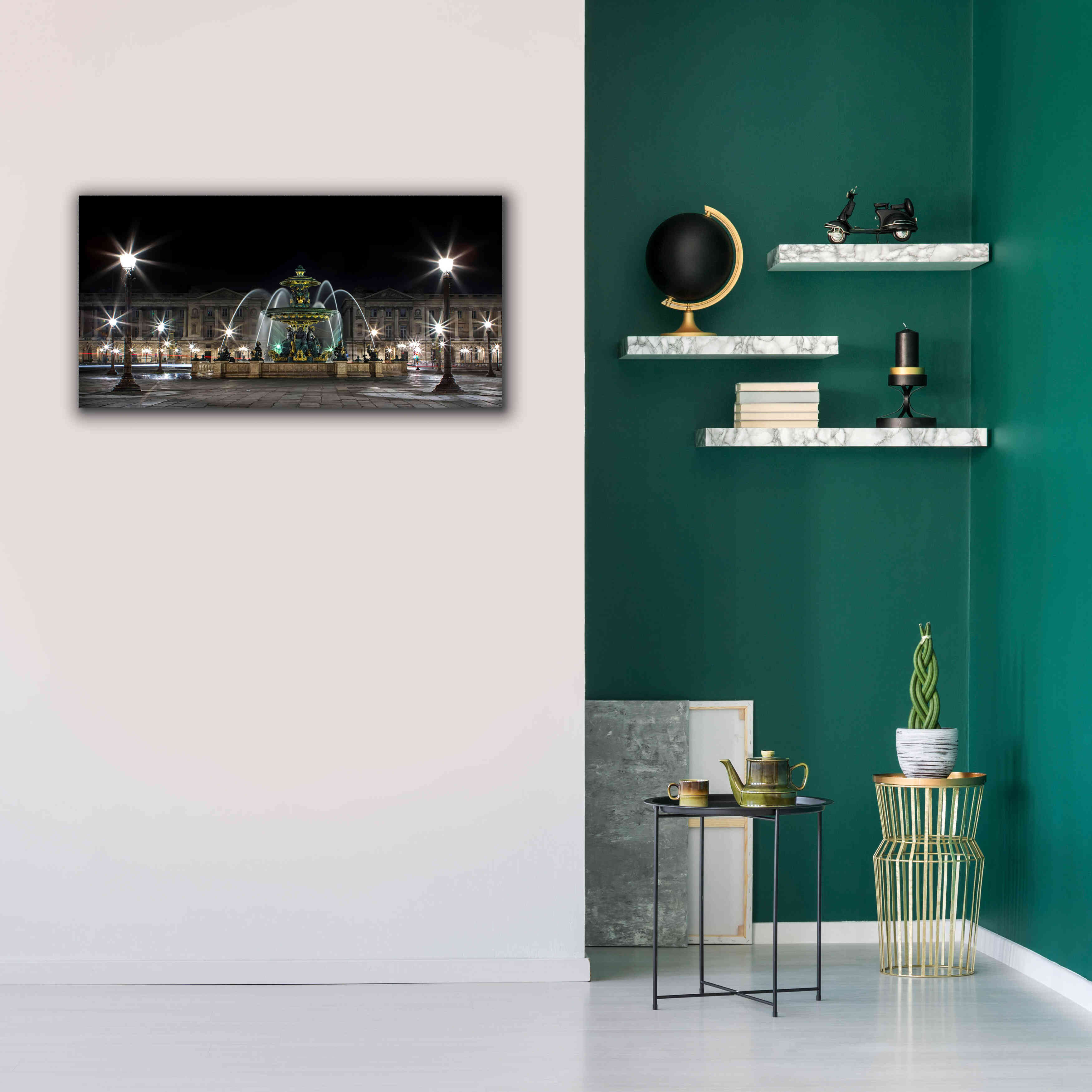 'Concorde' by Sebastien Lory, Giclee Canvas Wall Art,40 x 20