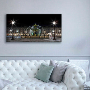 'Concorde' by Sebastien Lory, Giclee Canvas Wall Art,60 x 30