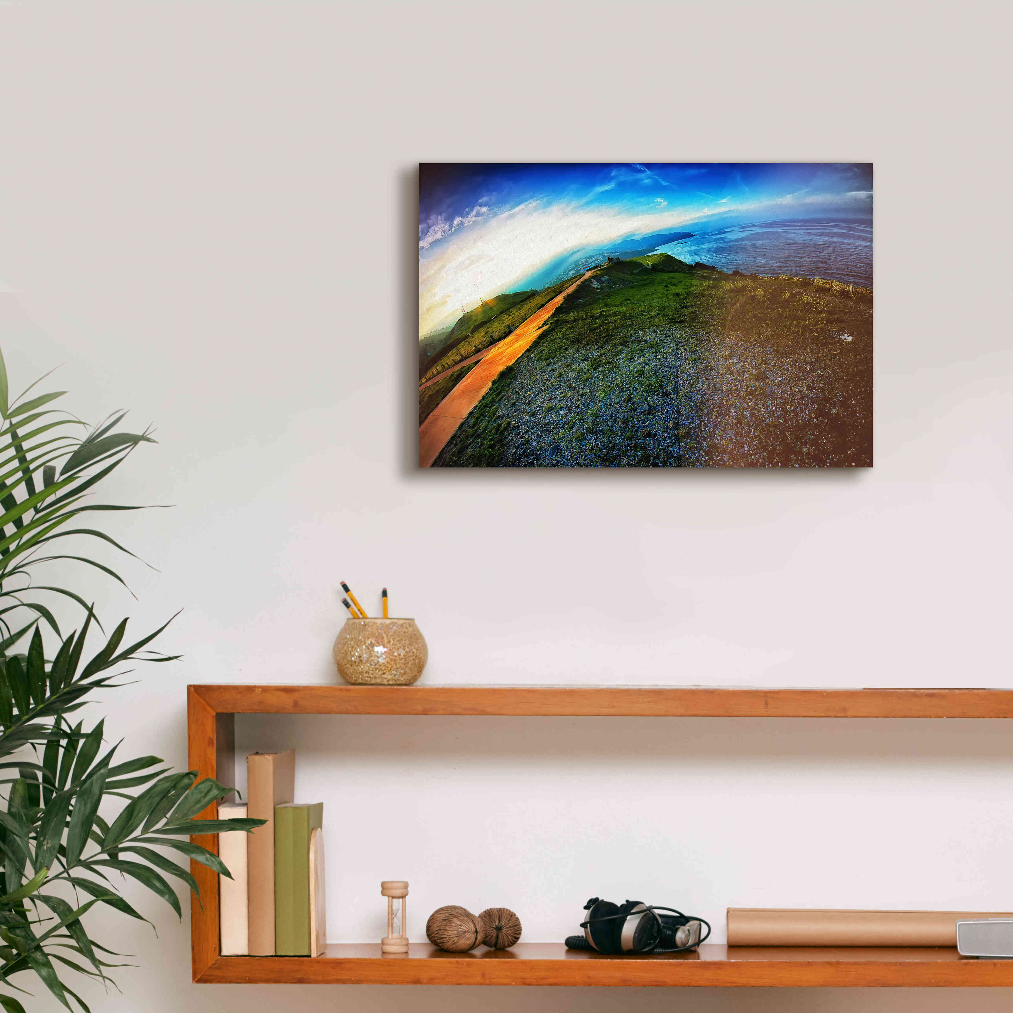 'Cap Bear' by Sebastien Lory, Giclee Canvas Wall Art,18 x 12