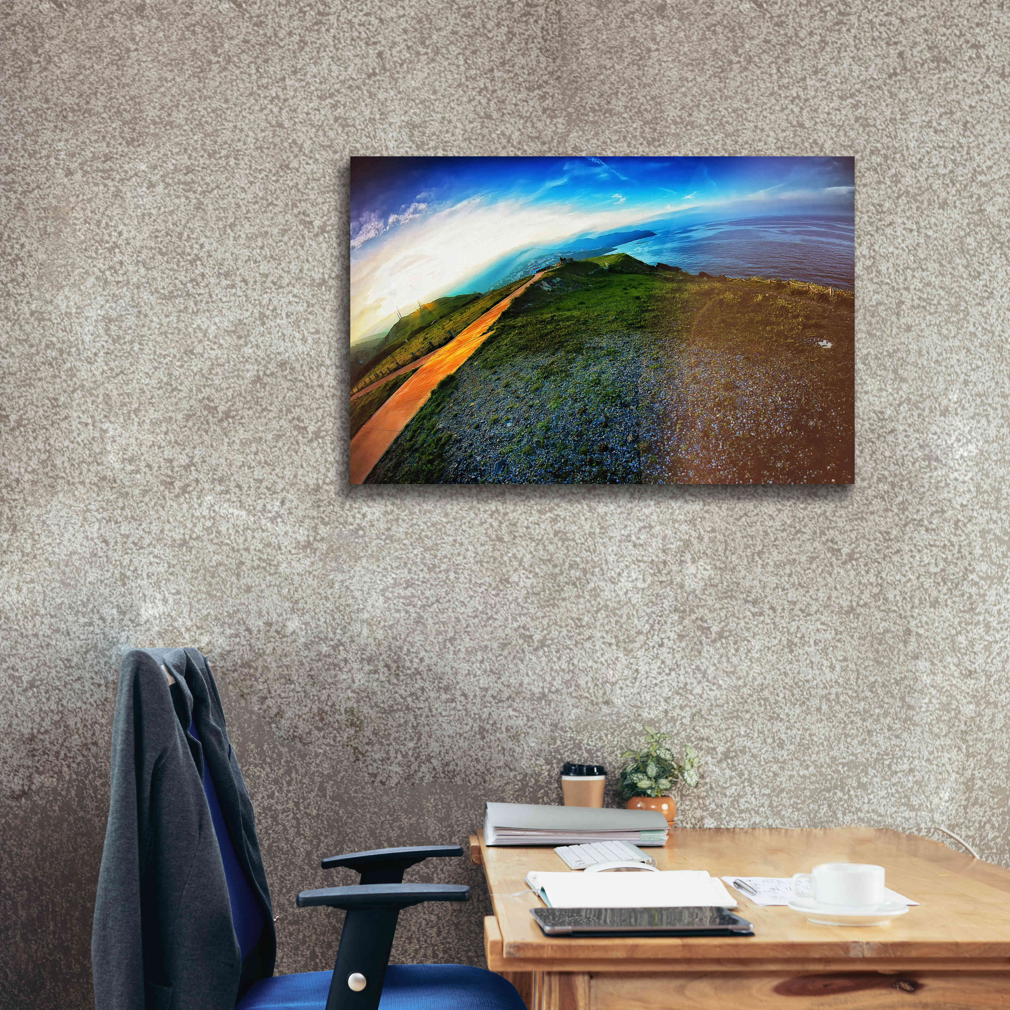 'Cap Bear' by Sebastien Lory, Giclee Canvas Wall Art,40 x 26