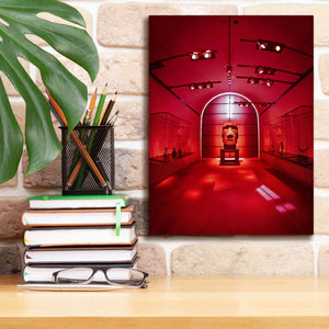 'Red Sculpture' by Sebastien Lory, Giclee Canvas Wall Art,12 x 16
