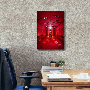 'Red Sculpture' by Sebastien Lory, Giclee Canvas Wall Art,18 x 26