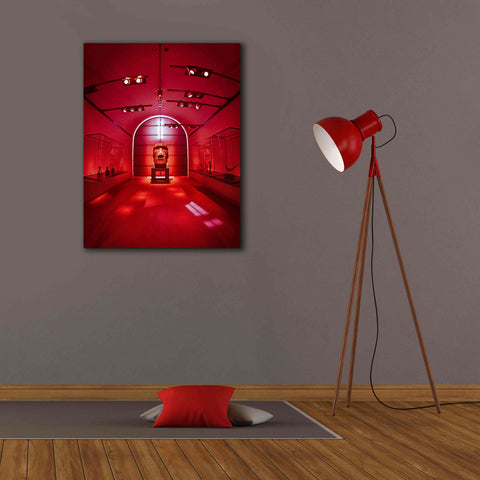 Image of 'Red Sculpture' by Sebastien Lory, Giclee Canvas Wall Art,26 x 34