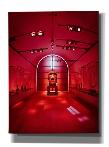 Image of 'Red Sculpture' by Sebastien Lory, Giclee Canvas Wall Art
