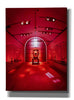 'Red Sculpture' by Sebastien Lory, Giclee Canvas Wall Art