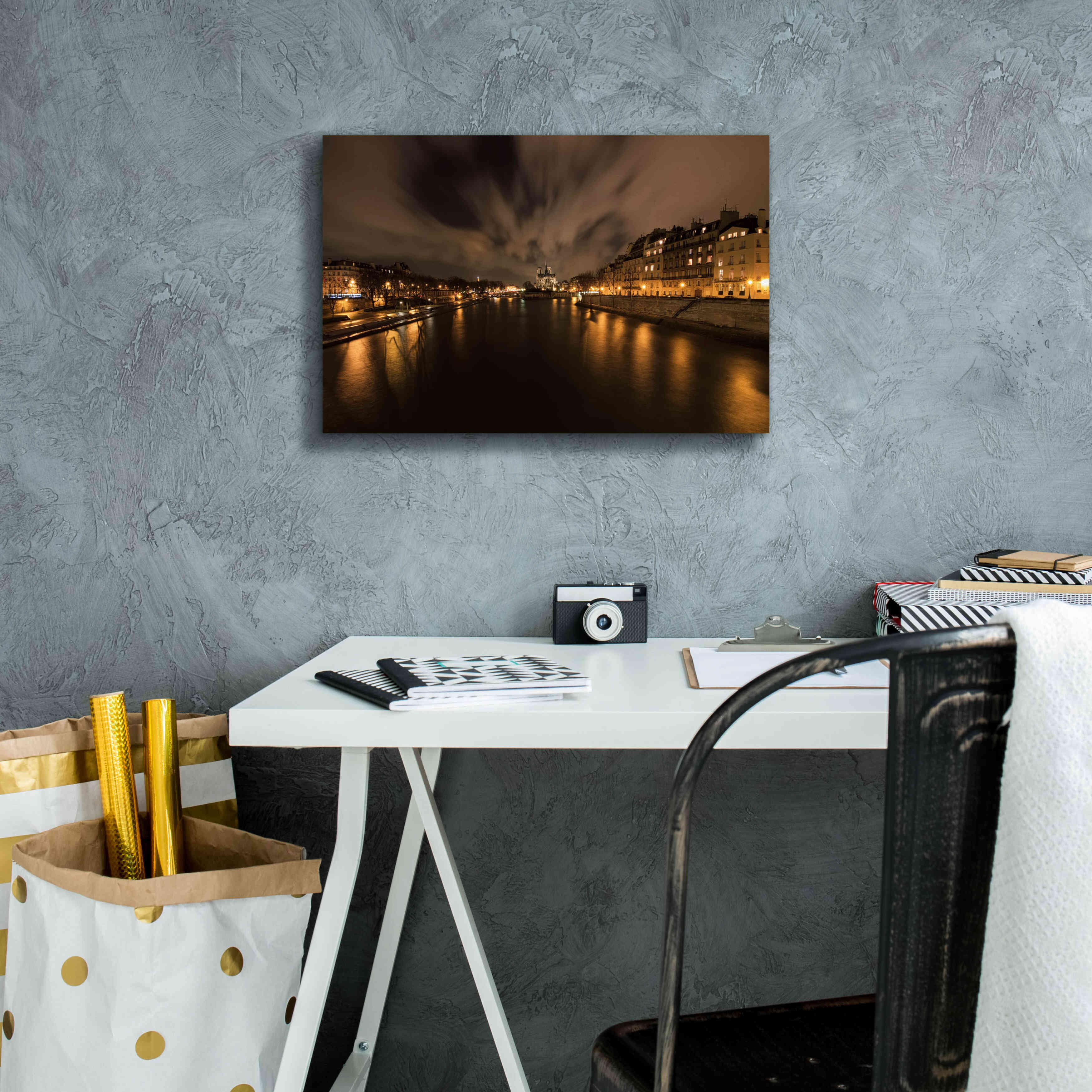 'Notre-Dame' by Sebastien Lory, Giclee Canvas Wall Art,18 x 12